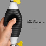 Bomba Sifão Manual: Transferência Rápida e Segura de Óleo, Água e Gasolina - imagem 3
