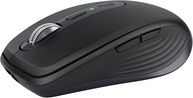 Mouse sem fio Logitech MX Anywhere 3S Compacto, Rolagem rápida, Uso em Qualquer Superfície, Clique Silencioso, Botões programáveis, Recarregável, Conexão Bluetooth - Grafite - imagem 1
