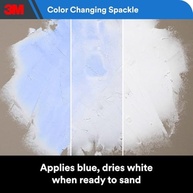 3M Composto de Spackling Azul para Branco - 947ml - Fórmula de Secagem Rápida com Primer Integrado - imagem 3