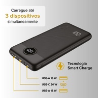Power Bank Turbo i2GO 10000mAh: Carga Rápida! - imagem 2
