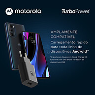 Carregador Motorola 20W Turbo Power: Carga Rápida! - imagem 2