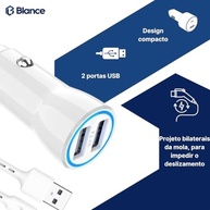 Carregador Veicular Turbo 2 USB para iPhone: Carga Rápida e Dupla Conexão no Seu Carro - imagem 5