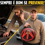 Cabo de Bateria Chupeta Automotivo 3m 12mm com Bolsa - Partida Rápida e Segura - imagem 3