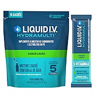 Liquid IV Hydramulti: Hidratação Rápida em Pó (16 Sachês Limão) - imagem 3