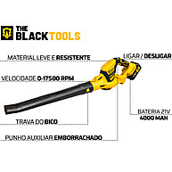 Soprador de Folhas 21V: Limpeza Rápida! - imagem 2