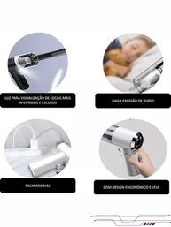 Mini Aspirador Portátil Sem Fio: Limpeza Rápida e Eficiente para Carro e Casa - imagem 2