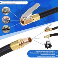 Tubo Extensor de Inflador de Pneu 30cm: Inflação Rápida e Segura para Carros, Motos e Bicicletas - imagem 4