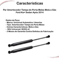 Amortecedor Porta-Malas Ford Ka+ Sedan: Troca Rápida! - imagem 2