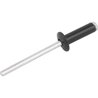 Rebite de Repuxo 3,2mm x 6mm Preto Nove54: Fixação Rápida e Segura - imagem 2