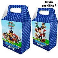Caixa Maleta Personalizada Patrulha Canina – Kit Festa de Aniversário 10, 20, 30 ou 40 Unidades (Envio Rápido) - imagem 2