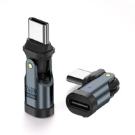 Adaptador USB-C 180°: Carregue e Transfira Dados Rápido! - imagem 3