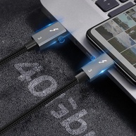 Cabo Thunderbolt 3: Carregue e Transfira Dados Rápido! - imagem 3