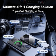 Carregador de Carro Baseus 240W: Power Up Rápido! - imagem 3