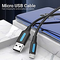 Cabo USB Micro VENTION 2A: Carregue Rápido! - imagem 2