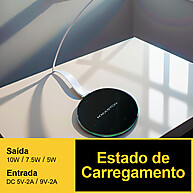 Power Bank Sem Fio H'maston YD-27: Carregue Rápido! - imagem 2