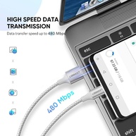 Cabo Ugreen US288: Carregue e Transfira Dados Rápido! - imagem 2