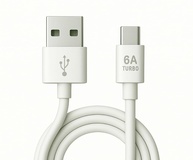 Cabo USB Tipo C 6A Turbo: Carregamento Rápido e Transferência de Dados de Alta Velocidade - imagem 1