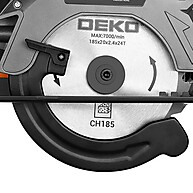 Serra Circular Deko 1600W: Corte Preciso e Rápido! - imagem 2