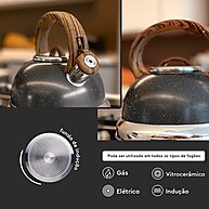Chaleira Indução Brinox 2,7L: Ferva Rápido! - imagem 2