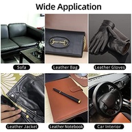MILEQEE Remendo de Couro Autoadesivo 2x197 Pol. - Reparo Rápido e Durável para Sofás, Carros e Mais! - imagem 5