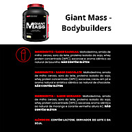 Kit 2x Giant Mass 3kg: Ganhe Massa e Peso Rápido - imagem 2