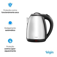 Chaleira Elétrica Inox Elgin: Água Quente Rápido! - imagem 2
