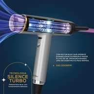 Secador Britânia 1600W Silencioso: Cabelo Seco Rápido! - imagem 2