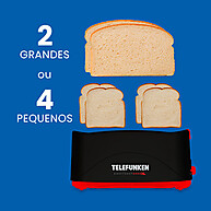 Torradeira 4 Fatias Telefunken Easytoast 5000 XL: Toste Rápido! - imagem 2