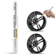 Tinta de Retoque de Roda Preto Brilhante - Kit Profissional para Reparos Rápidos e Fáceis - imagem 2