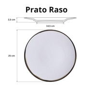 Prato Raso Tramontina Porcelana Canyon 25cm - Elegância e Durabilidade na Sua Mesa - imagem 4