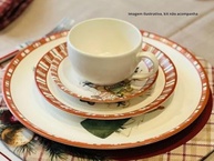 Conjunto de 6 Pratos Rasos Encanto Natalino – Alleanza | Decore sua Mesa com Estilo e Tradição - imagem 3