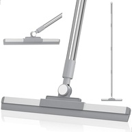 Rodo Vassoura Mágica de Silicone 36cm com Raspador - Cabo 160cm Flytex 2 em 1 para Limpeza de Vidros e Pisos - imagem 1