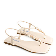 Rasteira Nude Bico Quadrado: Elegância e Conforto - imagem 1