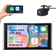 Central Multimídia Android 13 Vratzn 10.1" para Toyota RAV4 2019-2022: CarPlay Sem Fio, GPS e Câmera de Ré - imagem 1