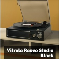Vitrola Raveo Studio Ebony Bluetooth USB FM - Preto | Som Clássico com Tecnologia Moderna - imagem 5