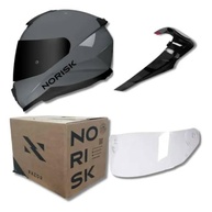 Capacete Norisk Razor Edition Cinza Nardo: Estilo, Segurança e Viseira Fumê - imagem 2