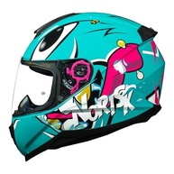 Capacete Feminino Norisk Razor Mad Azul: Segurança e Estilo para Sua Pilotagem! - imagem 4