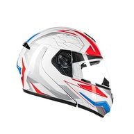 Capacete Peels U-RB2 Ocean Escamoteável: Segurança e Estilo Azul e Branco Brilhante - imagem 5