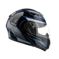 Capacete Articulado Peels U-RB2 Podium Preto/Azul com Viseira Solar Interna - Segurança e Estilo para Sua Moto - imagem 4