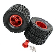 4 Pneus de Borracha Vermelhos para Caminhões RC B14, B16, B24, B36, Q61 - Grip e Performance Superior - imagem 3
