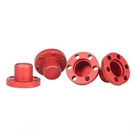 Tampa de Roda Metal 1.9/2.2 Vermelha - Upgrade Estiloso e Durável para seu RC 1:10 - imagem 4