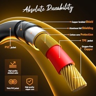 Tisino Cabo Duplo 6.35mm TS para RCA: Conexão Estéreo Profissional e Durável - imagem 5