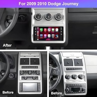 Central Multimídia Android 13 7" para Dodge Journey 2009-2010 com Carplay, GPS e Câmera de Ré - imagem 3
