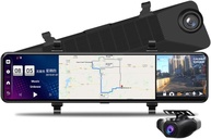 Dash Cam 12" 4G WiFi Touch Screen: Navegação GPS, DVR Android 8.1 e Câmera de Ré Inteligente - imagem 1