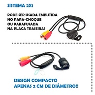 Câmera de Ré Premium ONYK 2x1: Visão Noturna Infravermelha para Estacionamento Seguro em Carros, Caminhões e Vans - imagem 3