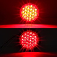 Kit 12 Luzes Traseiras LED 10cm Redondas P/ Reboque - Freio, Ré e Sinalização - imagem 3