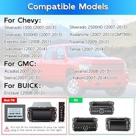 OHREX Central Multimídia para Chevy Silverado 2007-2013: Carplay, Android Auto e Câmera de Ré - imagem 3