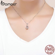 Pingente Coroa Bamoer Prata 925 Cz – Elegância Real - imagem 2