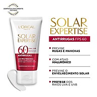 Protetor Solar Facial L'Oréal FPS 60 Antirrugas – Proteção Real - imagem 2