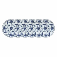 Estojo com 6 Pratos Raso Izabel Azul - Porcelana Real Schmidt - imagem 2